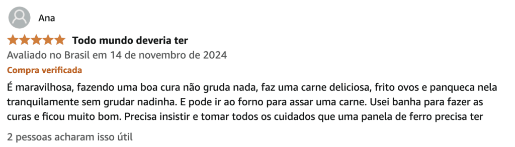 review positivo